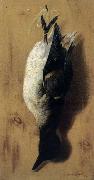 Hirst, Claude Raguet Waterfowl Hanging from a Nail France oil painting artist